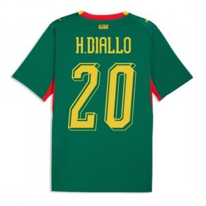 Senegal Habib Diallo #20 Jalkapallovaatteet Vieraspaita MM-kisat 2026 Lyhythihainen